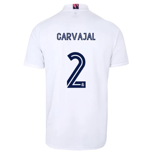 Maglia Real Madrid 1ª NO.2 Carvajal 2020-2021 Bianco